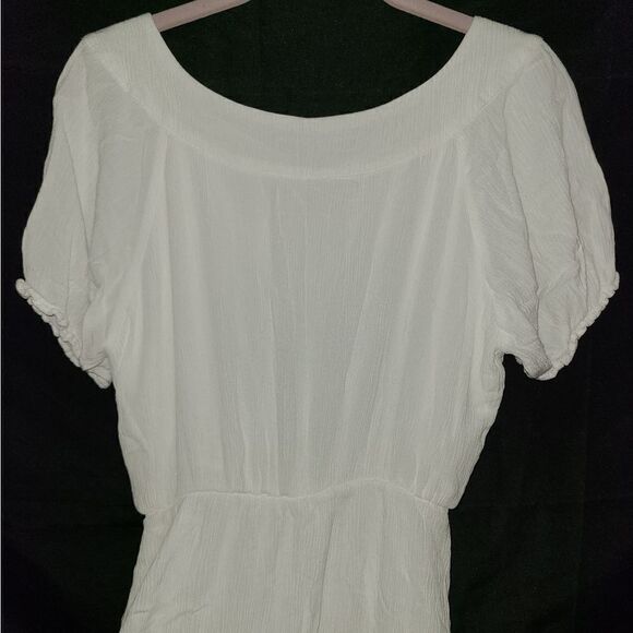 Tempted White Embroidered Dress Size S - Picture 11 of 11